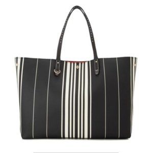Tory Burch Kerrington Striped Square Tote Bag